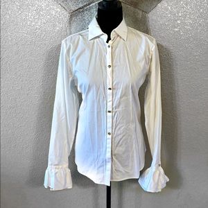 Ralph Lauren  Button up Bell Sleeved Top